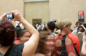 This is what it's like to go see the Mona Lisa.