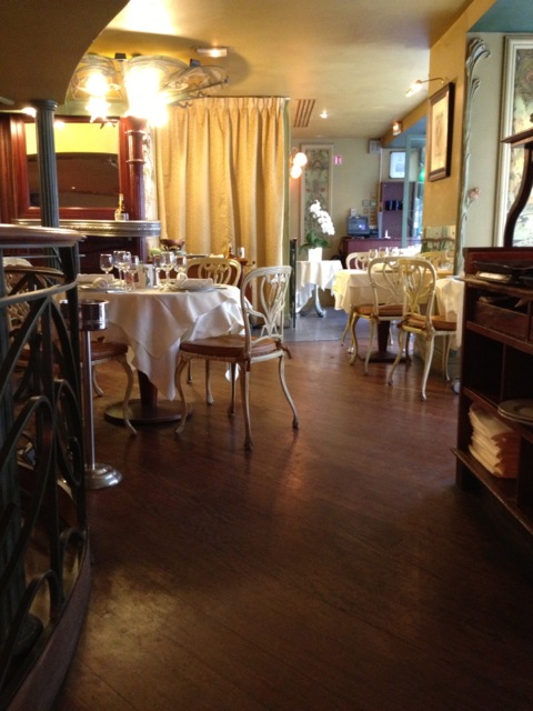 Interior of the restaurant